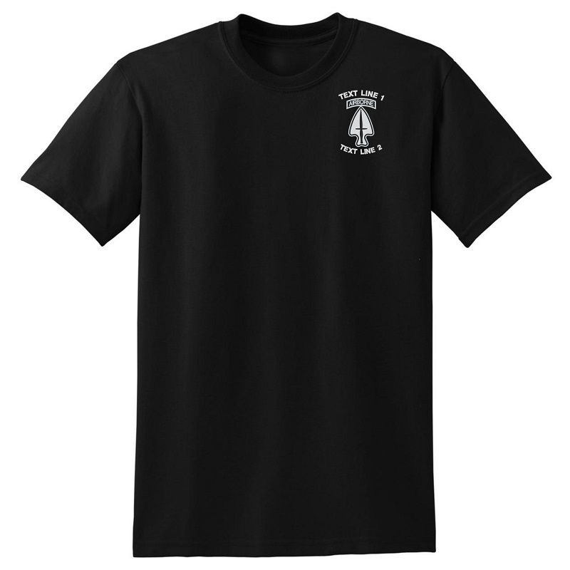 (image for) Airborne Special Forces Embroidered Tee Shirt #906